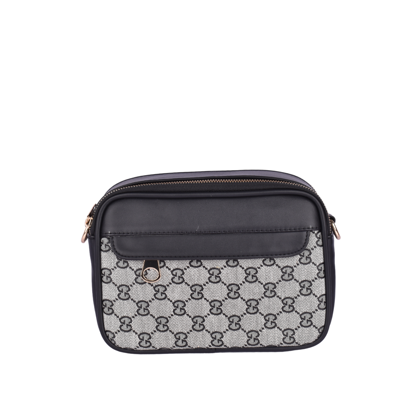 Simple Small Cross Body Bag Black Melouk