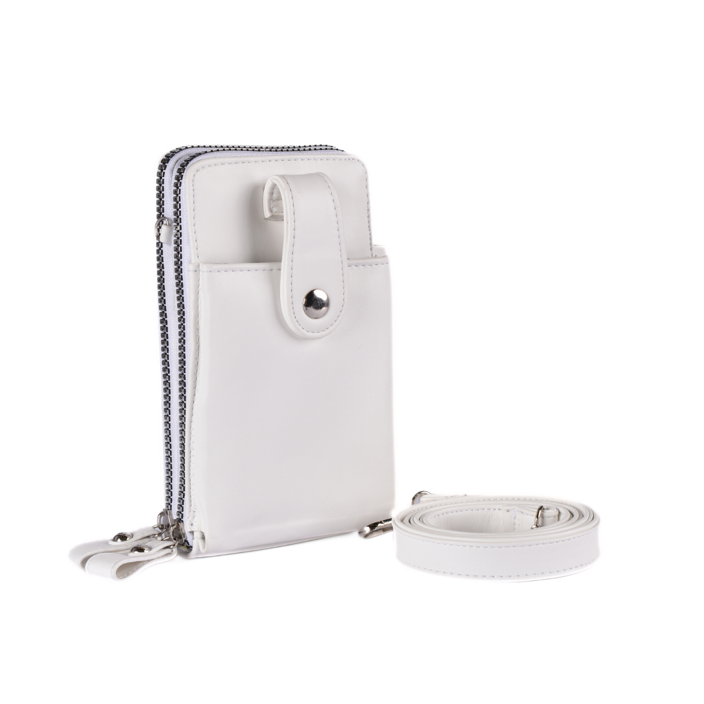 Zebra Multi Pockets Wallet white Melouk