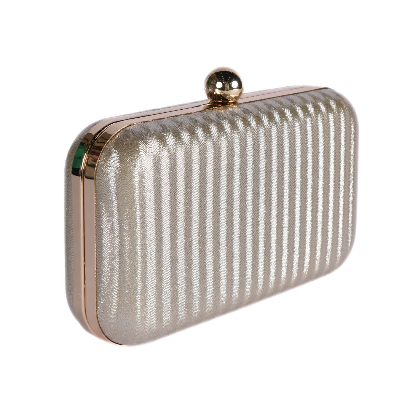 Clutch With Vertical Ripple Texture Melouk