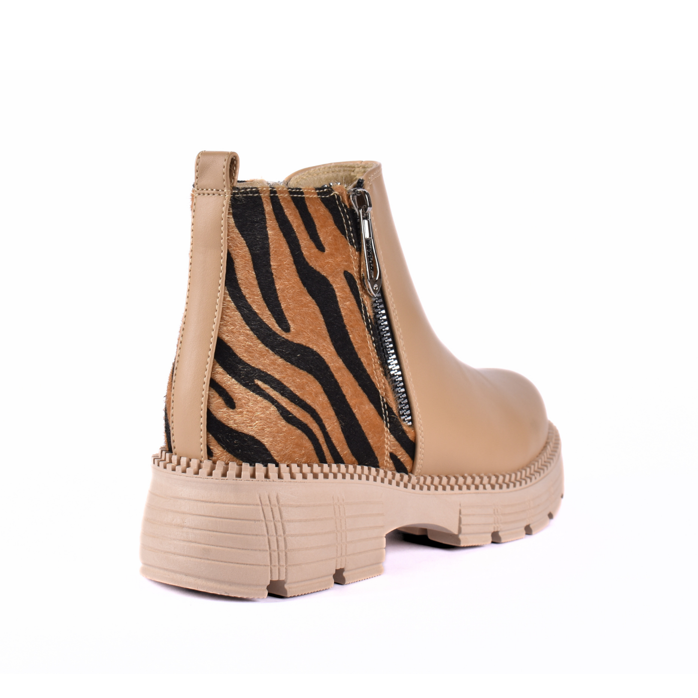 Printed Ankle Boots With Zipper Melouk