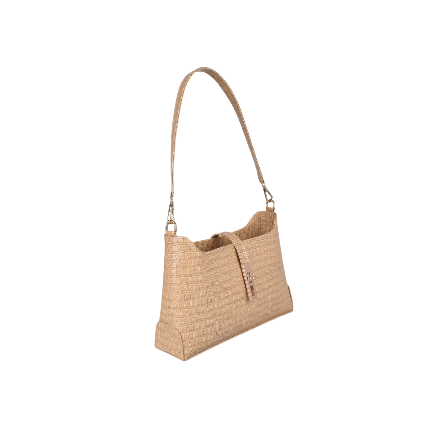Embossed Leather Shoulder Bag Melouk