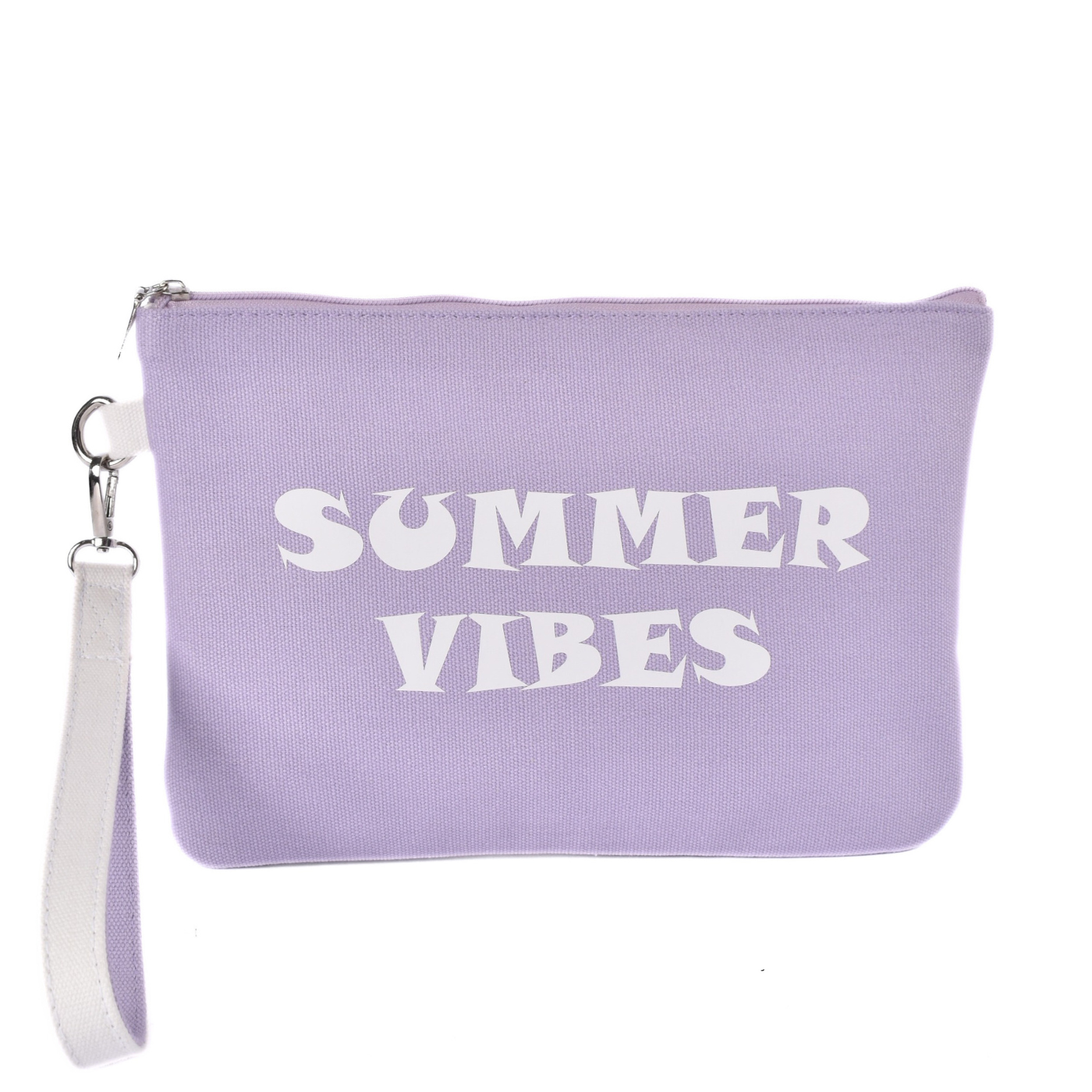 Canvas Wristlet With Colorful Summer Graphic purple Melouk