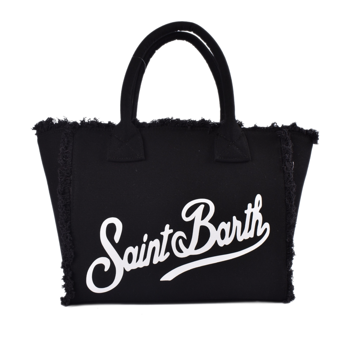 Canvas Tote Bag Summer Paradise Black Melouk