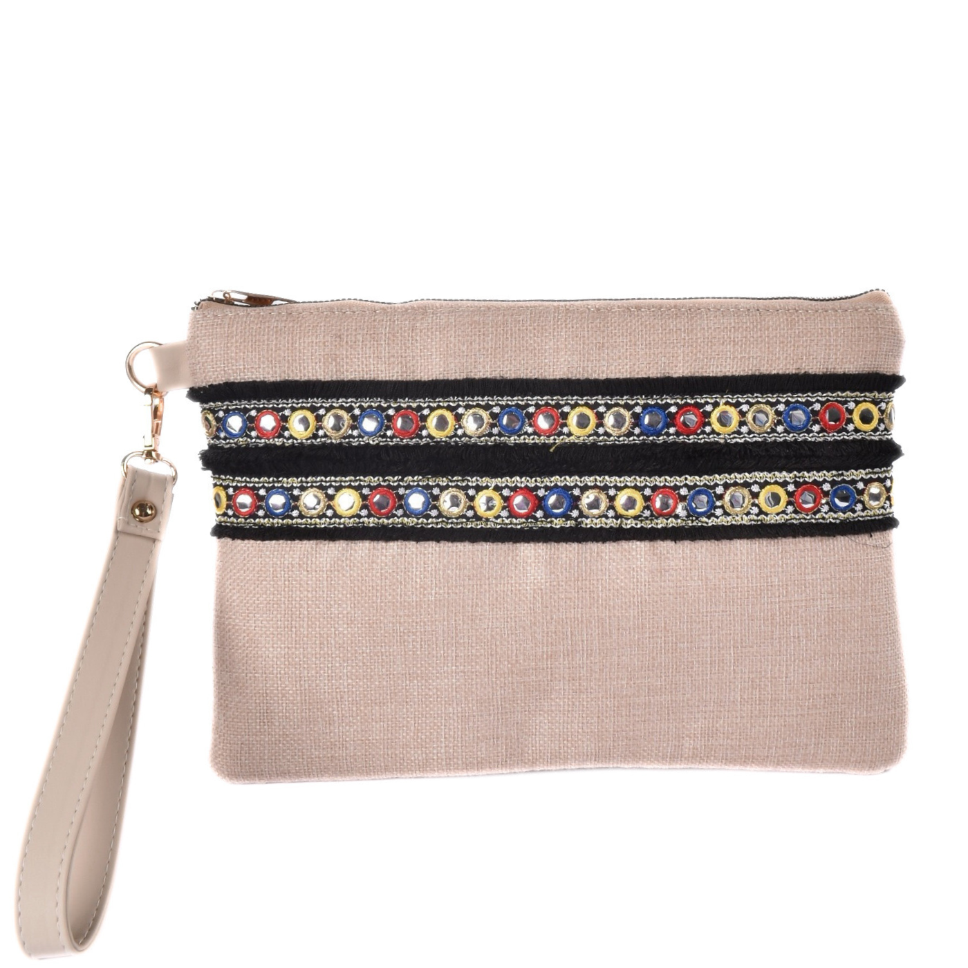 Tropical Summer Clutch Black Melouk