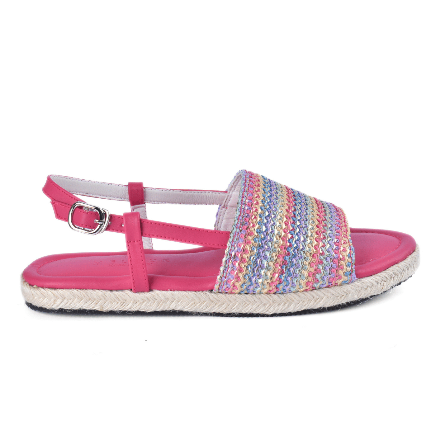 Rainbow Woven Espadrille Sandals Melouk