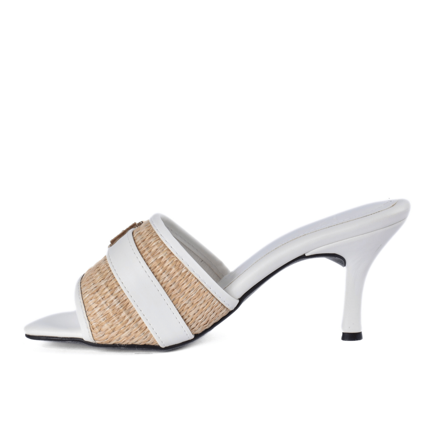 Comfortable Mid-Heel Sandals with Buckle Detail Melouk