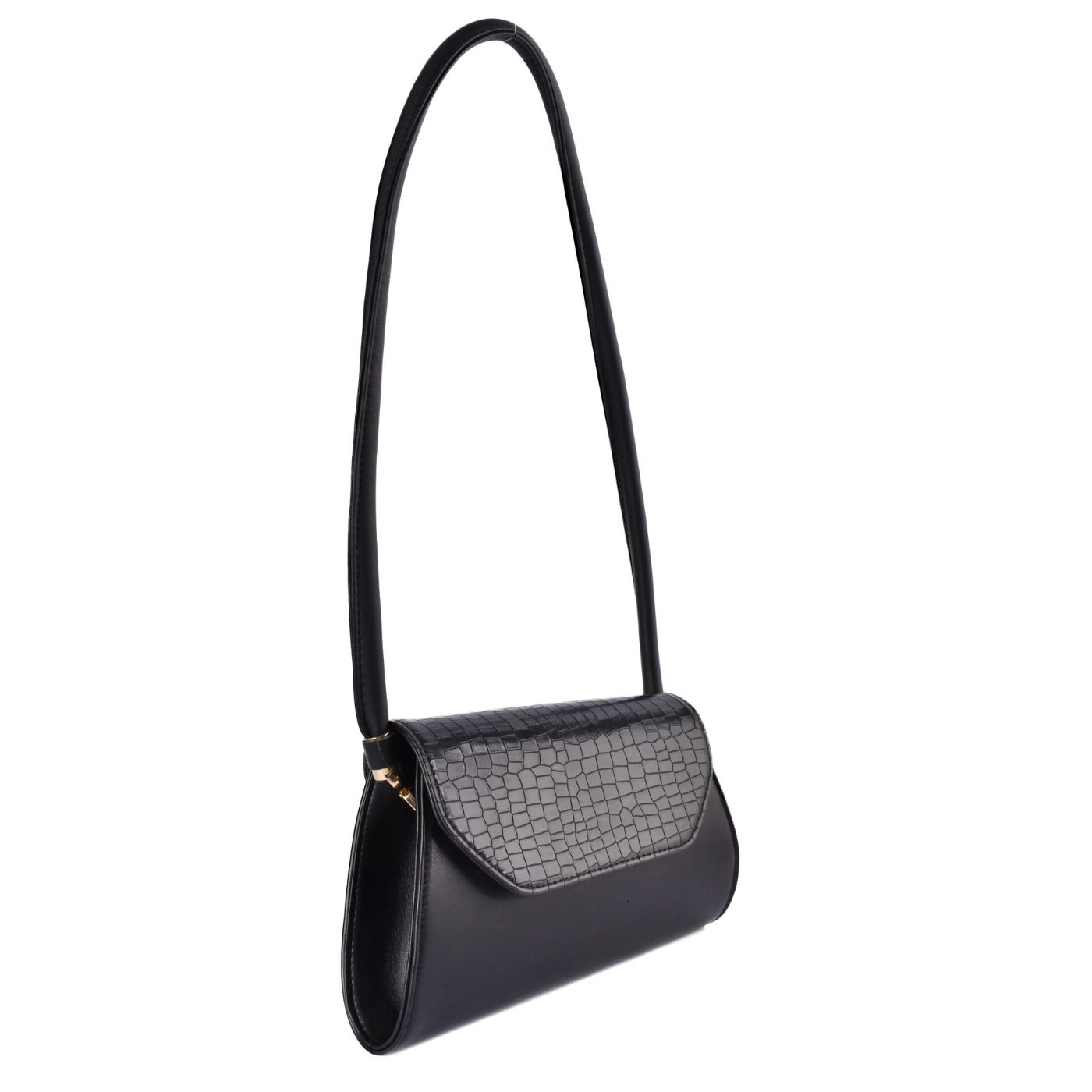 Spacious Faux Croc Leather Shopper Melouk