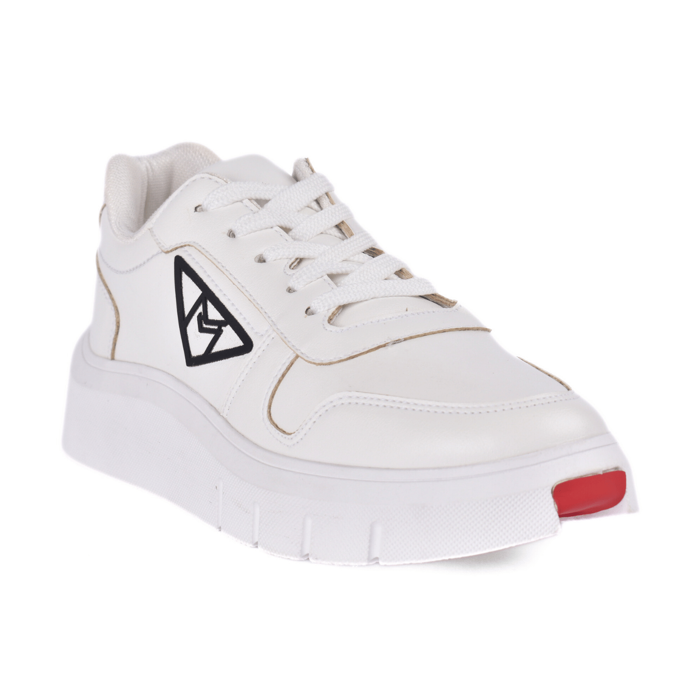 Comfortable Thick Sole Sneakers White Melouk