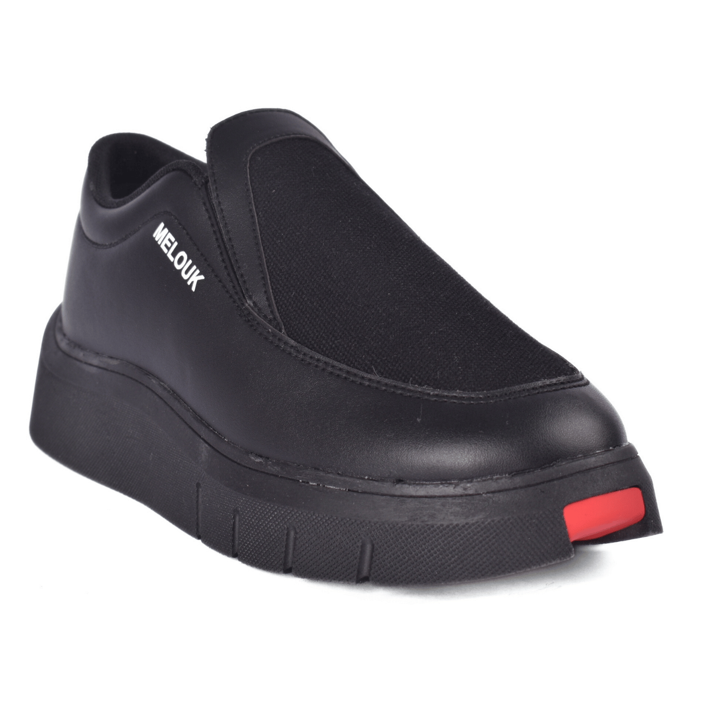Fashion Platform Sneakers Black Melouk