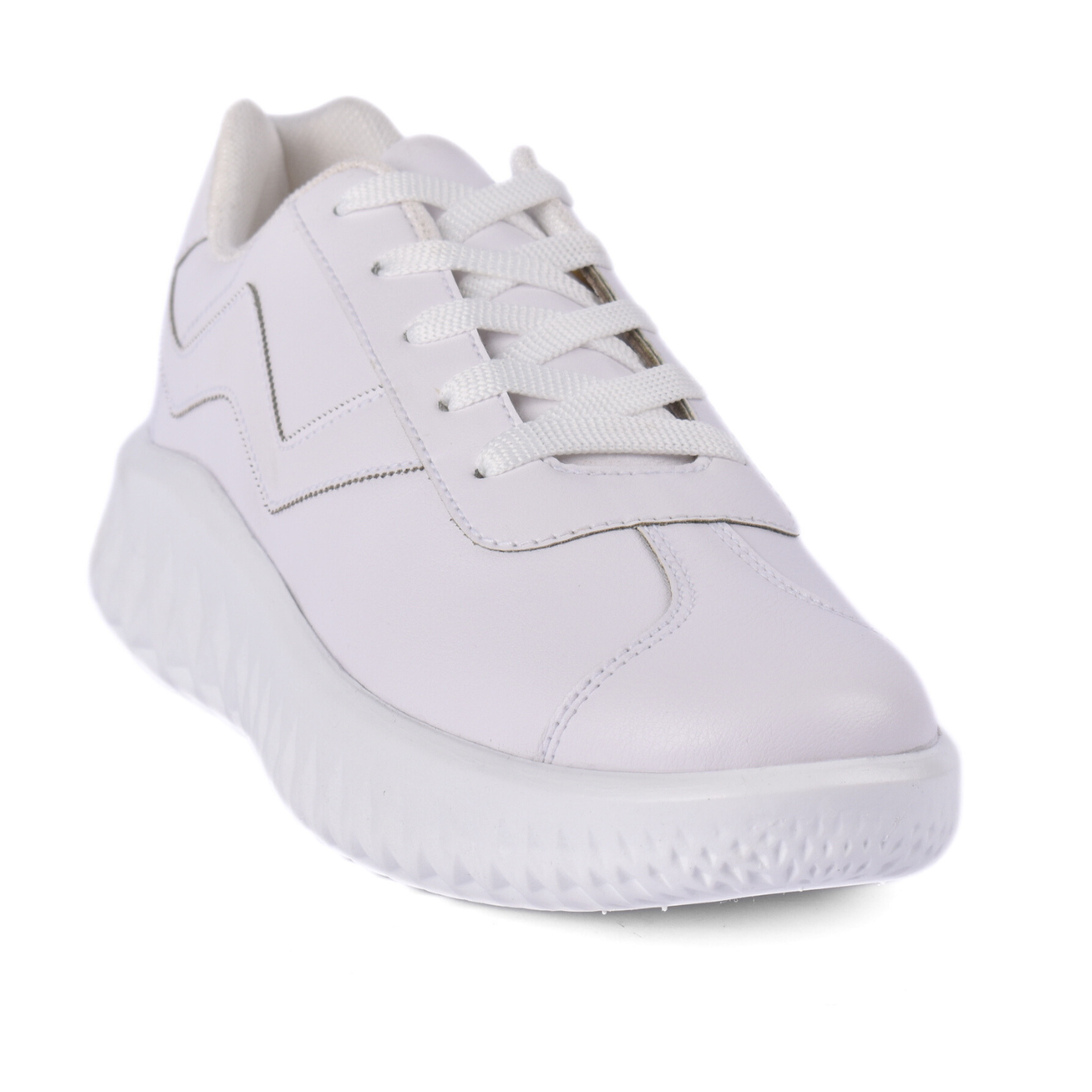 Stylish Walking Sneakers White Melouk