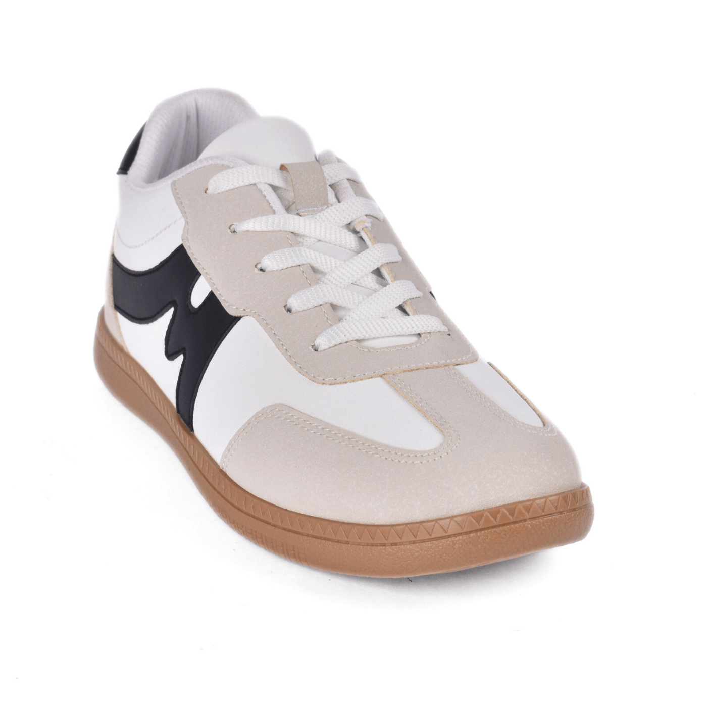 Sporty Low-Top Sneakers Beige Melouk
